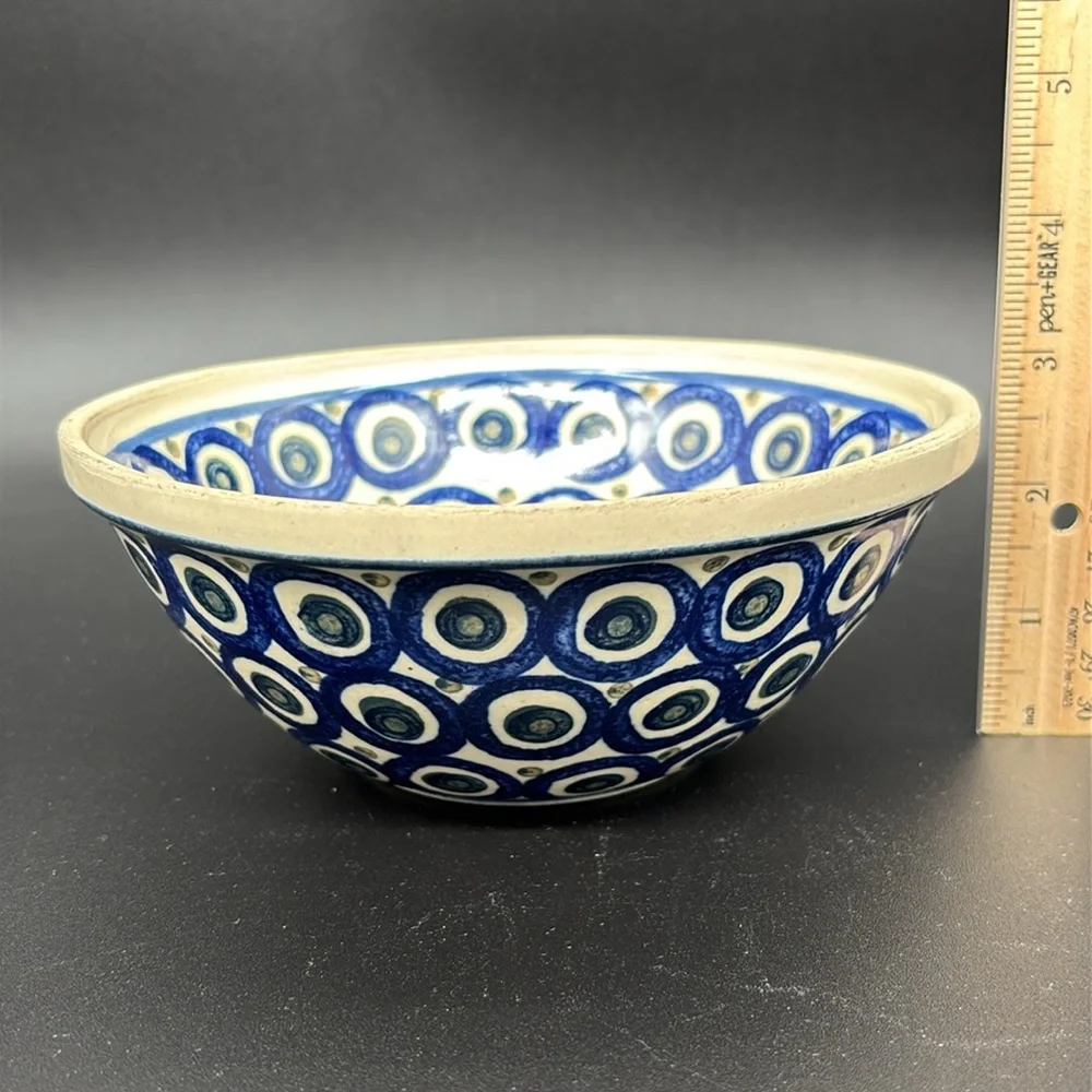 Vintage Boleslawiec Polish Pottery Bowl
